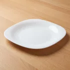 Parma fehér tál, 31x31 cm, opál üveg