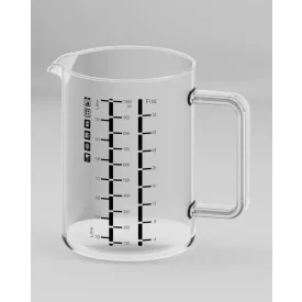   Mérőkancsó, mércéskancsó, 1 liter, hőálló üveg, Simax