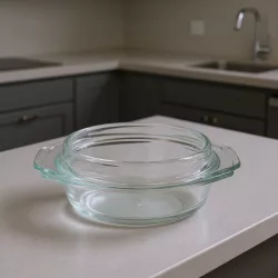 Simax hőálló jénai edény fedővel 0,7 liter+0,3 liter