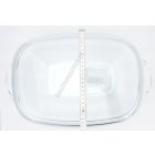 Simax hőálló jénai kenyérsütő (kacsasütő) tál fedővel, 8 liter