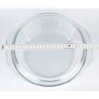 Simax Hőálló jénai tál fedővel kerek 2,5+1,2 liter