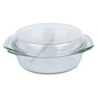 Simax Hőálló jénai tál fedővel kerek 2,0+0,9 liter