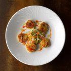 Bamboo mélytányér, 28 cm, coupe, porcelán, Churchill