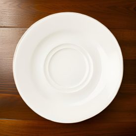 Banquet leveses csészealj, 17 cm, porcelán, Rak