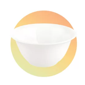 Banquet salátástál, 310 ml, 12 cm, porcelán, Rak