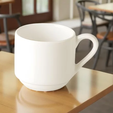 Banquet kávéscsésze, 90 ml, porcelán, Rak