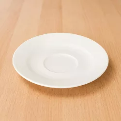 Banquet kávéscsésze alj, 13 cm, porcelán, Rak