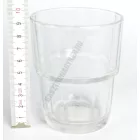 Norvege vizespohár 250 ml sorolható, üveg, szilánkmentes törés
