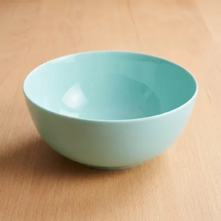 Diwali Light Turquoise tál, 21 cm, 2 liter, türkiz, üveg