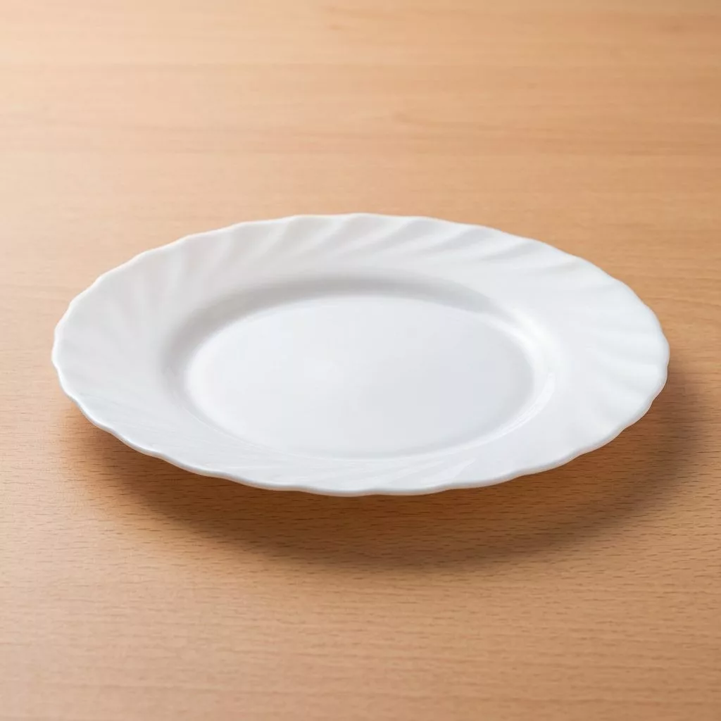 Trianon lapostányér 19,5 cm, opálüveg