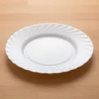 Trianon lapostányér 24,5 cm, opálüveg