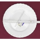 Trianon lapostányér 24,5 cm, opálüveg