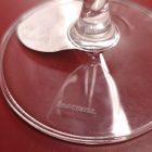 Charlie vörösboros pohár, 450 ml, kristályüveg