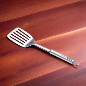 Fordítólapát, perforált, teljes hossz: 34 cm, GrandCHEF