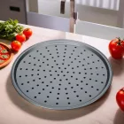 Pizzaforma, perforált, 32 cm, tapadásmentes, Delícia