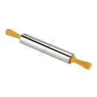 Nyújtófa, fix nyélellel, rozsadamentes hasznos felület: 25 cm, átmérő: 5 cm, Delícia