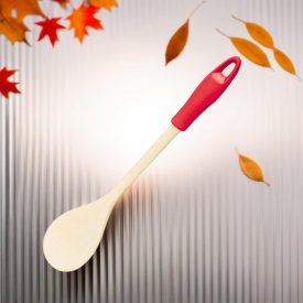 Fakanál műanyag fogóval, ovális, 30 cm, Presto Wood