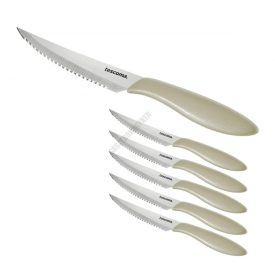 Steak kés, 12 cm, 6 db/csomag, bézs, Presto