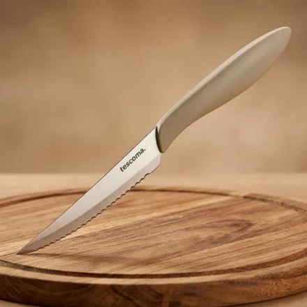 Steak kés, 12 cm, 6 db/csomag, oliva, Presto