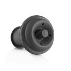 Vákuumdugó borzárhoz, 10 db/csomag, szürke-fekete