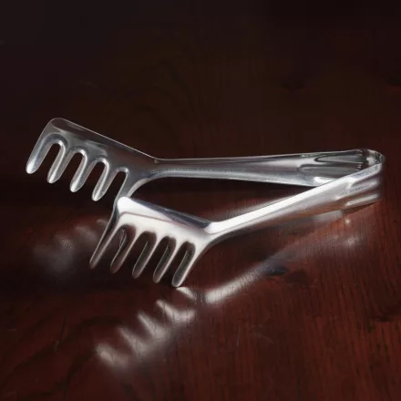 Spagetticsipesz, salátacsipesz, 20×4×6 cm, rozsdamentes