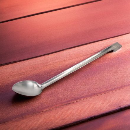 Szervírozókanál, extra erős rozsdamentes, mértékjelölt nyéllel, teljes hossza 45 cm