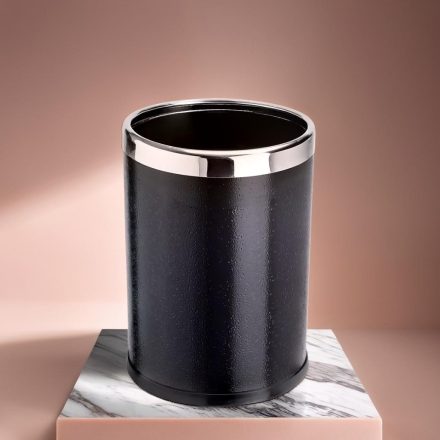 Szemetes papírnak, 22×31,5 cm, acél, porszórt fekete