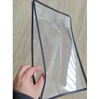Étlaptartó mappa, A4, átlátszó, PVC