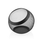 Fém gyümölcstartó kosár, 24 cm, porszórt fekete