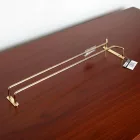 Pohártartó sín, 41,5 cm, sárgaréz