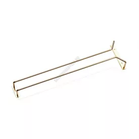 Pohártartó sín, 41,5 cm, sárgaréz