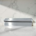 Blokktartó sín, 30×8 cm, rozsdamentes