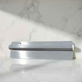 Blokktartó sín, 30×8 cm, rozsdamentes