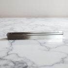 Blokktartó sín, 46×8 cm, rozsdamentes