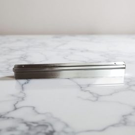 Blokktartó sín, 46×8 cm, rozsdamentes