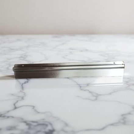 Blokktartó sín, 46×8 cm, rozsdamentes