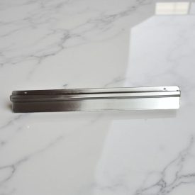 Blokktartó sín, 75×8 cm, rozsdamentes