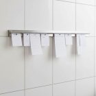 Blokktartó sín, 90×8 cm, rozsdamentes