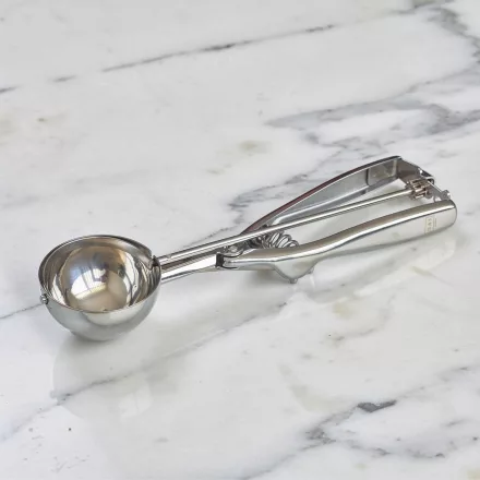 Fagylaltadagoló kanál, 5,5 cm, 50 ml, rozsdamentes