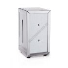 Szalvétatartó, 18×9,5 cm, rozsdamentes