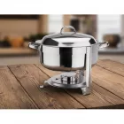 Chafing kerek, 7,5 l, rozsdamentes