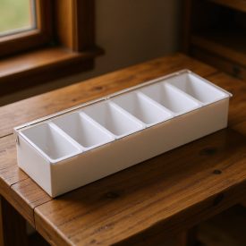 Bár rendszereződoboz, 6 részes, 45×15×9 cm