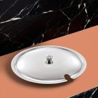 Fedő 1475-ös levestálhoz, 25 cm, kanálkivágással, rozsdamentes