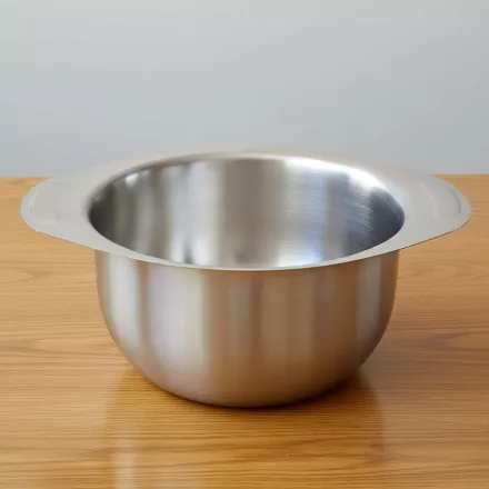 Levestál fedő nélkül, 2,25 liter, 18×10,5 cm, rozsdamentes