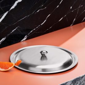   Fedő 1477-es levestálhoz, 18 cm, kanálkivágással, rozsdamentes