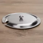 Fedő kanálkivágással, a W-1477300 cikkszámú levestálhoz, 20,5 cm, rozsdamentes