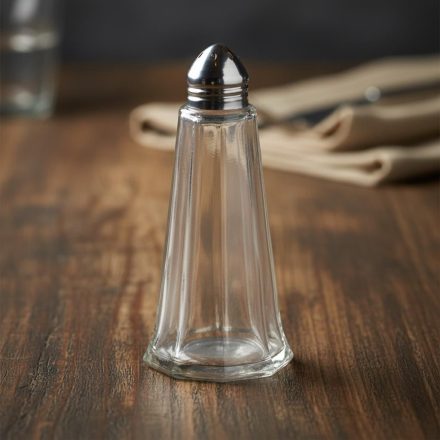 Sószóró, 4,5×11 cm, üveg