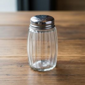 Sószóró, 3,5×7 cm, üveg