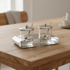 Lekvártartó, 2×0,2 l, rozsdamentes