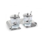 Lekvártartó, 2×0,2 l, rozsdamentes